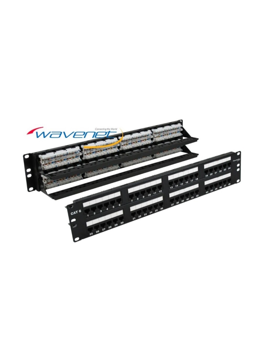 Wavenet CAT6 PATCH PANEL 48 PORT WAV-6EPP48